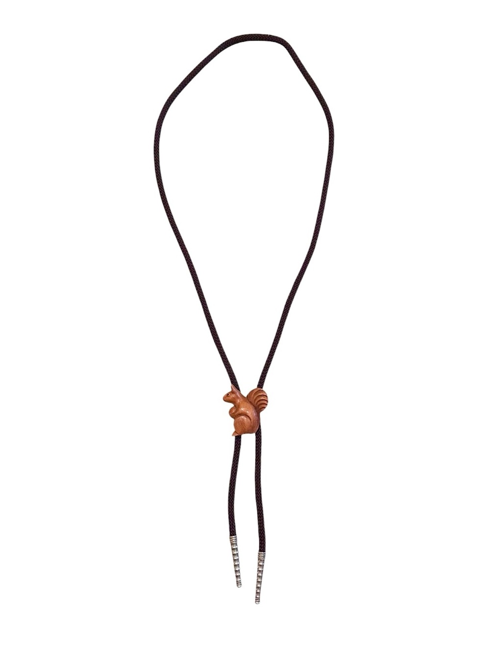 Vintage Squirrel Bolo Tie OOAK